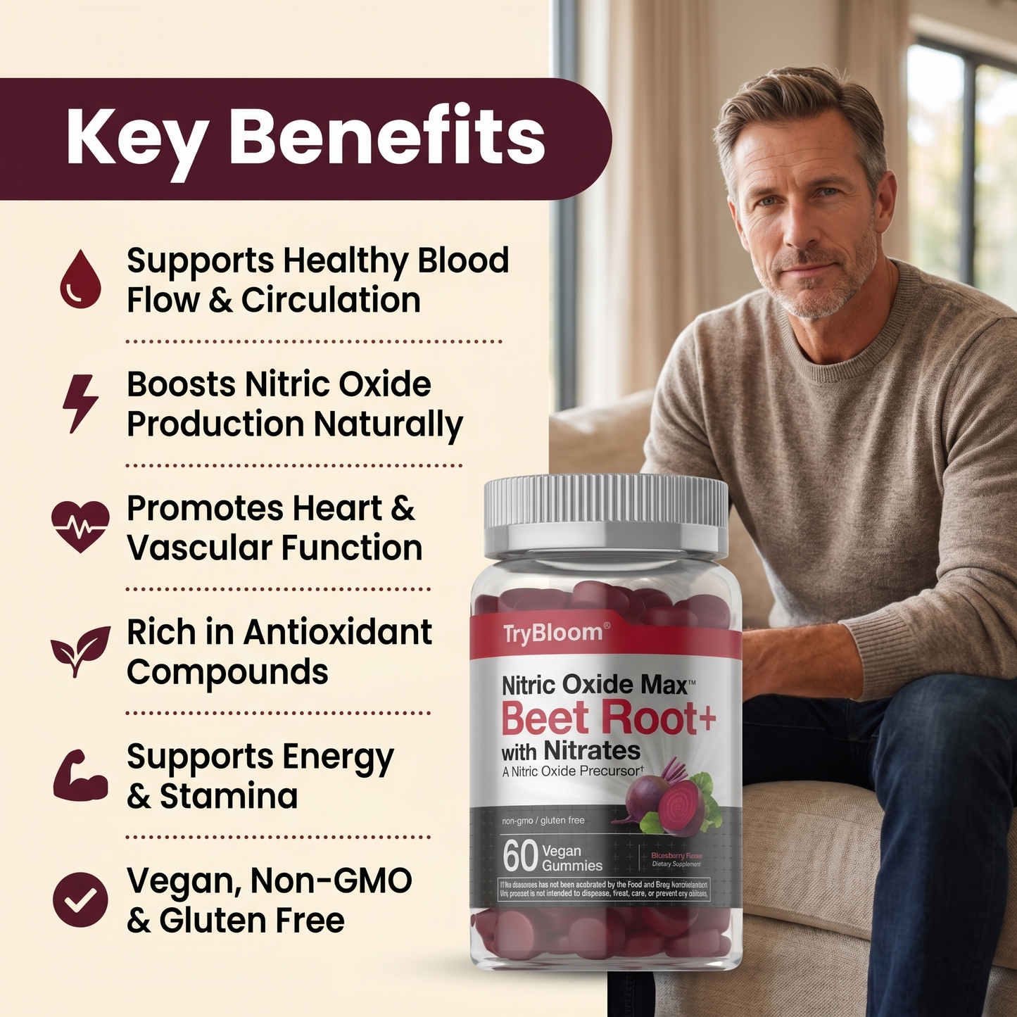 Nitric Oxide Beet Root Gummies